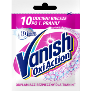 Vanish Oxi Action White Odplamiacz do białych tkanin w proszku 30g